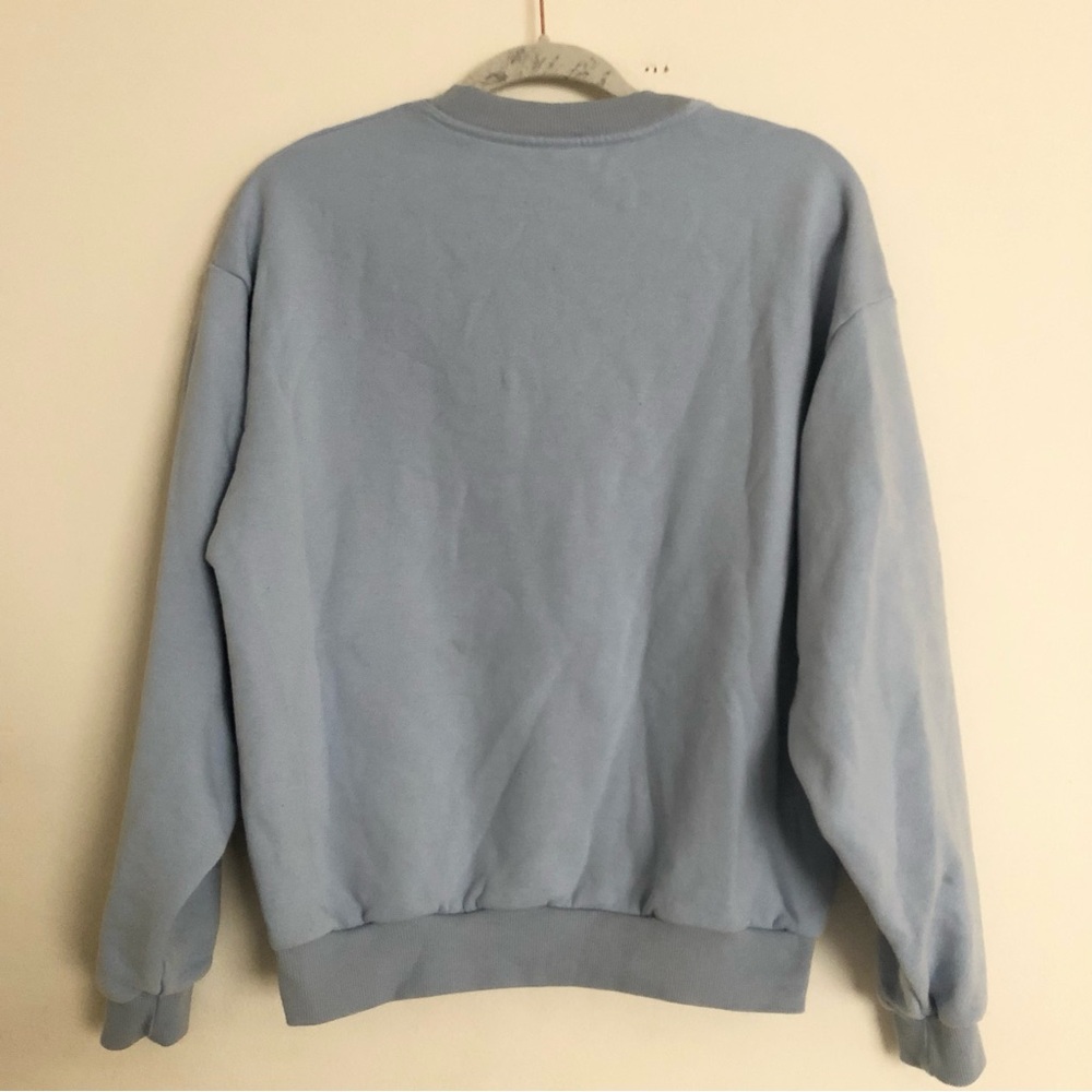 Alo Yoga Accolade Crew Neck Pullover Seashell Blue XS - Picture 12 of 13
